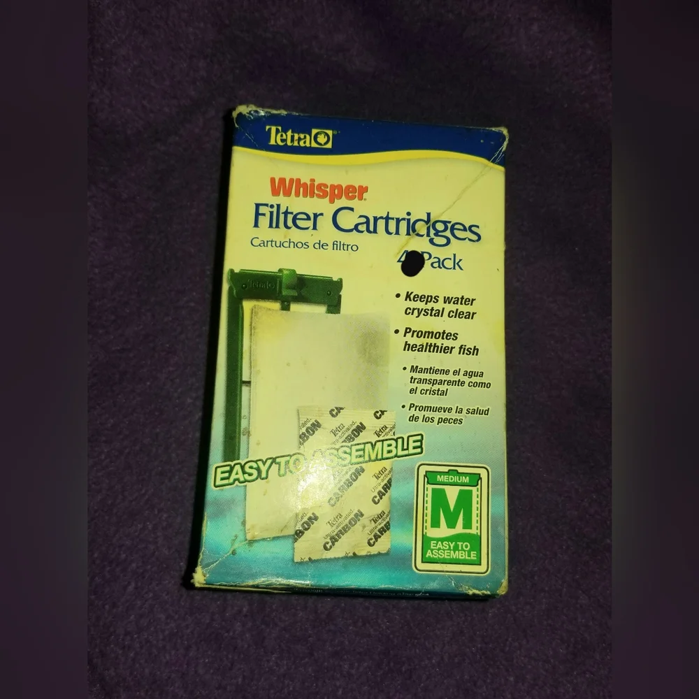 Fish Tank Tetra Whisper Bio-Bag Filters, No Unassembled Cartridges, 2-Pack, Medi